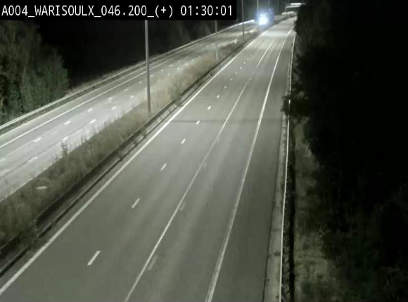Webcam autoroute Belgique - Warissoulx - E411 - BK 46.2