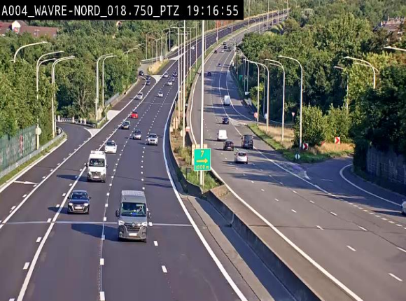 Webcam traffic E411(A4) - BK 18.7 - Bierges (Wavre Nord)