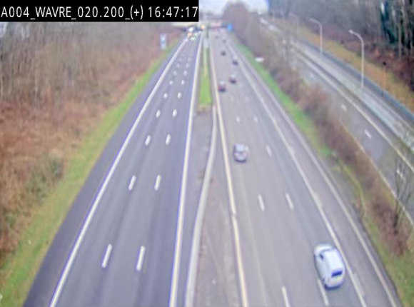 Webcam @ Wavre-sud KP 19.6, A4/E411