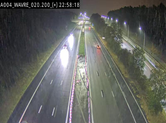 Webcam @ Wavre-sud KP 19.6, A4/E411