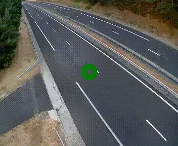Caméra autoroute A75 à hauteur du col des Issartets en direction de Montpellier