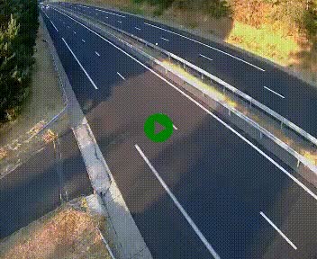 Caméra autoroute A75 à hauteur du col des Issartets en direction de Montpellier