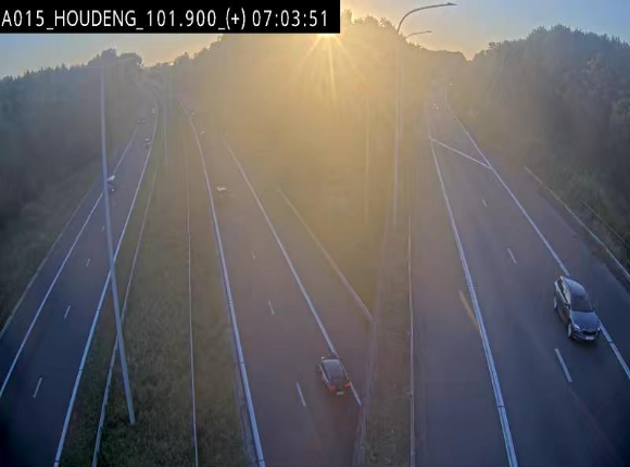 Webcam autoroute Belgique - Houdeng-Goegnies - Jonction E19/E42 direction Tournai/Mons - BK 101.85