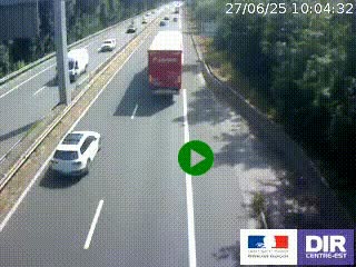 Webcam sur la nationale N90 à Gilly-sur-Isère, en direction et à proximité d'Albertville