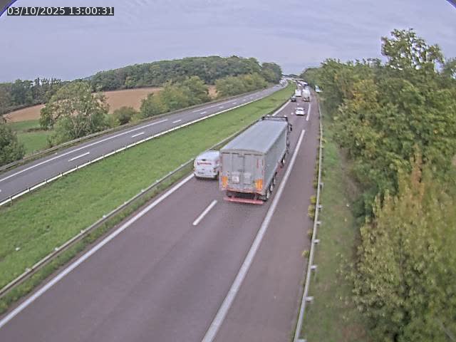 Caméra autoroute France - A31, Fey direction Metz