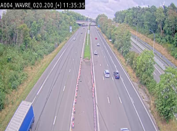 Webcam @ Wavre-sud KP 19.6, A4/E411