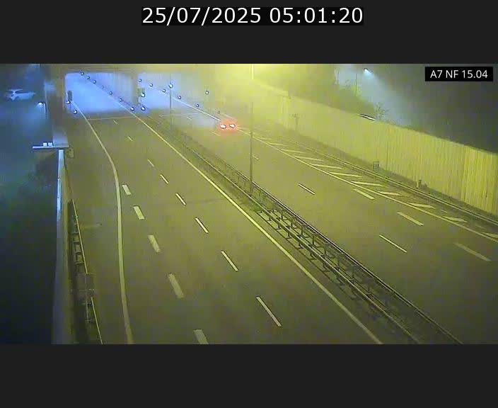 Caméra trafic Luxembourg - A7, Tunnel Mersch, entrée sud, direction Ettelbruck