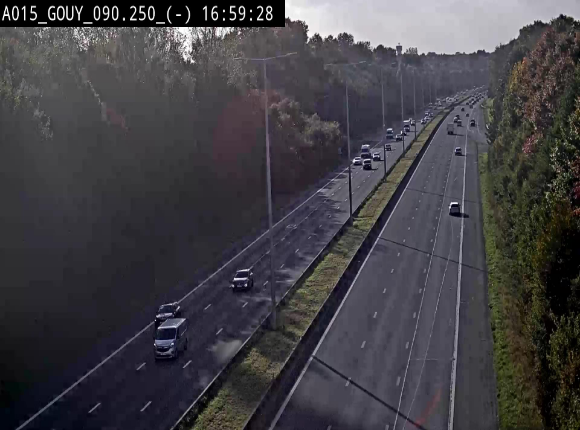 Webcam autoroute Belgique - Gouy-lez-piéton - E42 - BK 90.3