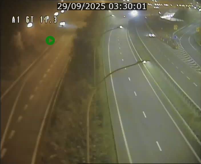 Traffic live webcam Luxembourg Senningerberg - A1 direction Allemagne - BK 11.3