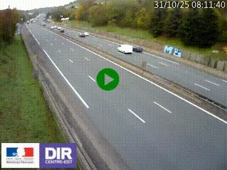 Webcam routière à Saint-Etienne-Terrenoire sur la RN88 avant la jonction entre l'A72 et le Boulevard Périphérique de Saint-Etienne