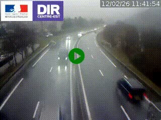 Caméra sur la Nationale 90 (N90) à La Léchère, en direction et à proximité d'Albertville