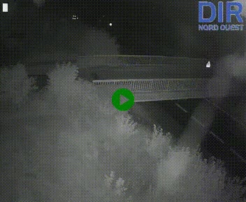 Webcam sur A84 à hauteur de Pont-Farcy, au niveau du pont autoroutier sur la Vire, au sud de Saint-Lô