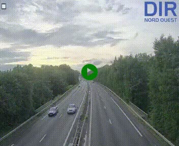 Webcam sur le périphérique de Caen (N814) à l'est de la ville, à Mondeville hauteur de la sortie 2, Presqu'île-Rives de l'Orne, au bout de l'autoroute A13
