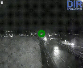 Webcam au début de l'A84 sur le périphérique Ouest de Caen (N814) à hauteur de la sortie 9, Porte de Bretagne