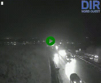 Webcam au début de l'A84 sur le périphérique Ouest de Caen (N814) à hauteur de la sortie 9, Porte de Bretagne