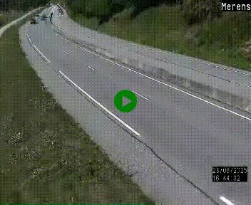 Webcam Ax-les-Thermes sur N20, en direction d'Andorre