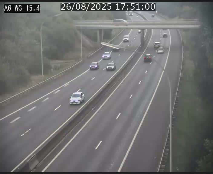 Traffic live webcam Luxembourg Capellen - A6 - BK 15.4 - direction Luxembourg/France/Allemagne