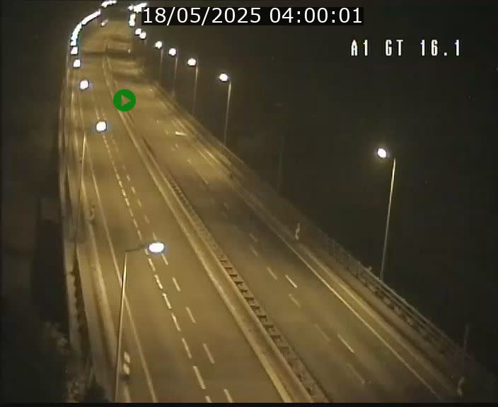 Traffic live webcam Luxembourg Niederanven - A1 direction Allemagne - BK 16.1