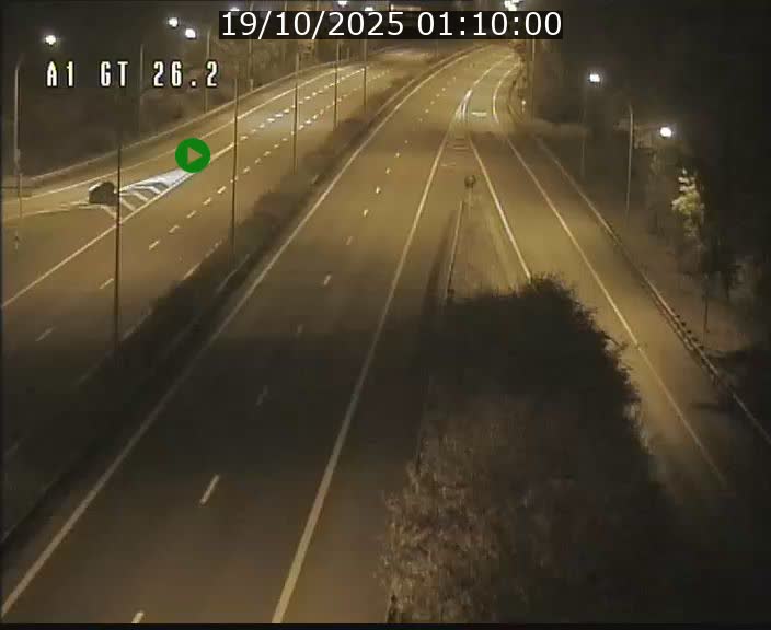 Traffic live webcam Luxembourg Grevenmacher - A1 direction Allemagne - BK 26.2