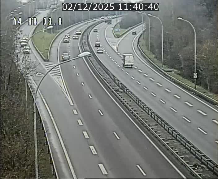 Webcam traffic A4 Luxembourg - BK 3.8 - Leudelange (direction Esch sur Alzette)