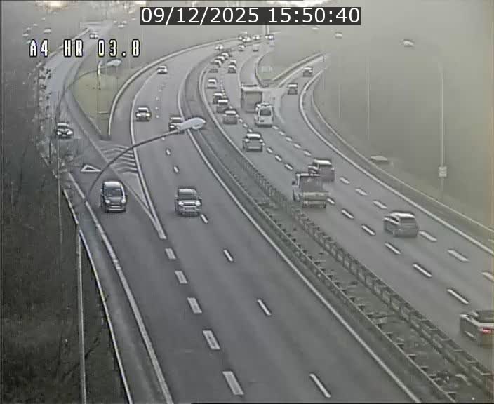 Webcam traffic A4 Luxembourg - BK 3.8 - Leudelange (direction Esch sur Alzette)
