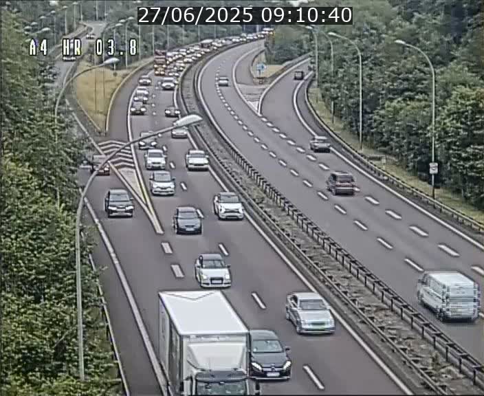Webcam traffic A4 Luxembourg - BK 3.8 - Leudelange (direction Esch sur Alzette)