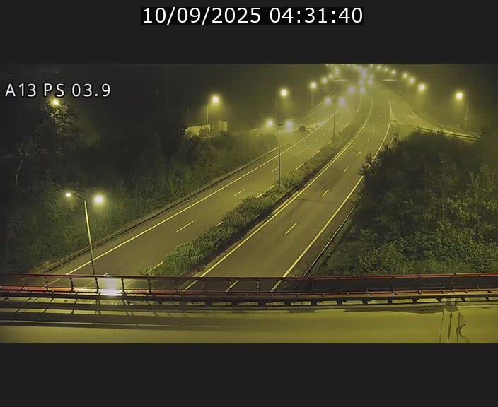 Traffic live webcam Luxembourg Differdange - A13 direction Esch-sur-Alzette - BK 3.9