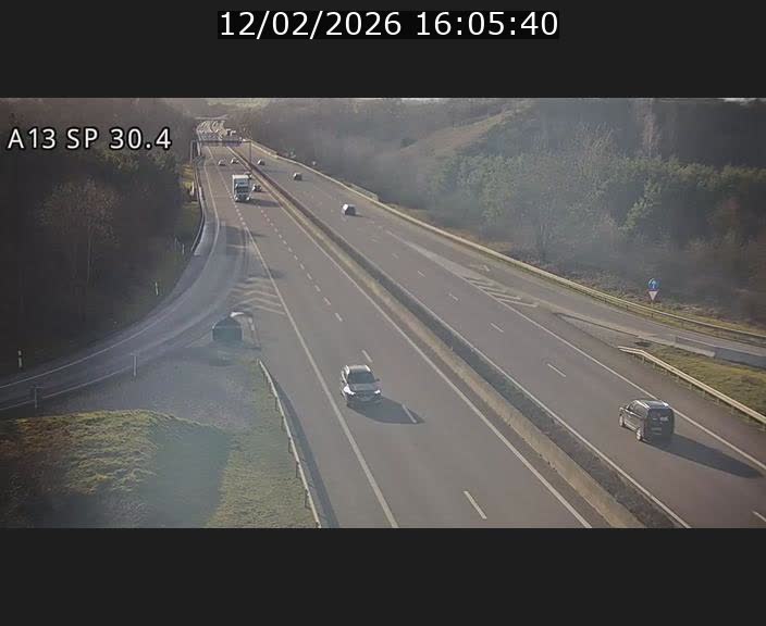 Traffic live webcam Luxembourg Altwies - A13 direction Luxembourg-ville - BK 30.4