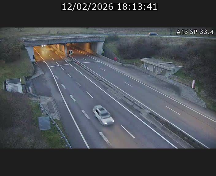 Webcam trafic sur A13 à hauteur d'Altwies en direction de Mondorf-les-bains et en provenance de l'Allemagne