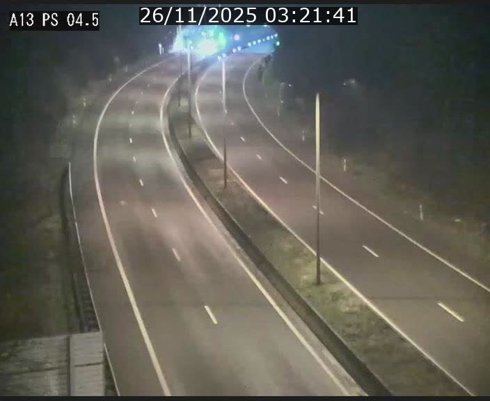 Traffic live webcam Luxembourg Differdange - A13 direction Esch-sur-Alzette - BK 4.5