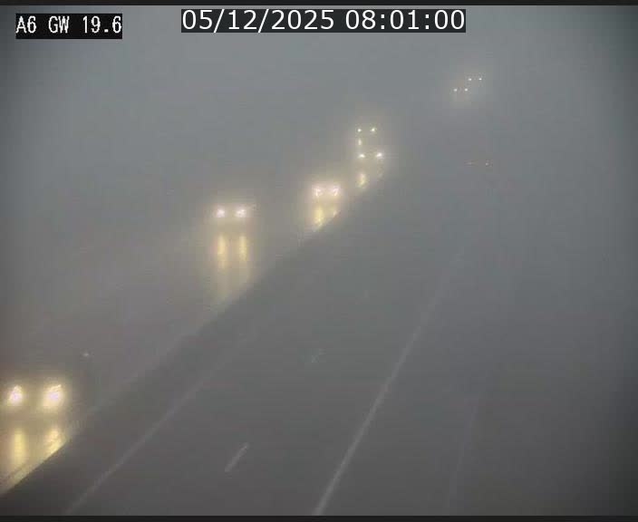 Traffic live webcam Luxembourg - Steinfort - A6 - BK 19.6 - direction Belgique