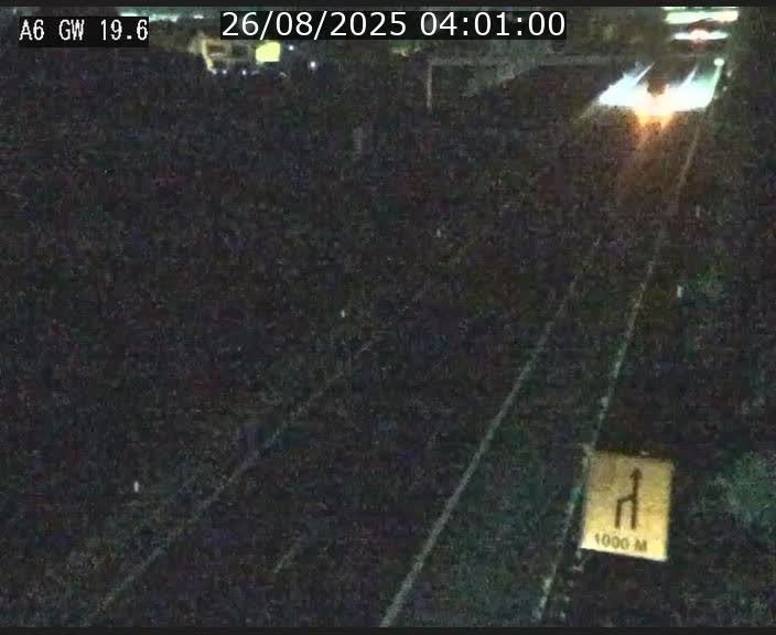 Traffic live webcam Luxembourg - Steinfort - A6 - BK 19.6 - direction Belgique