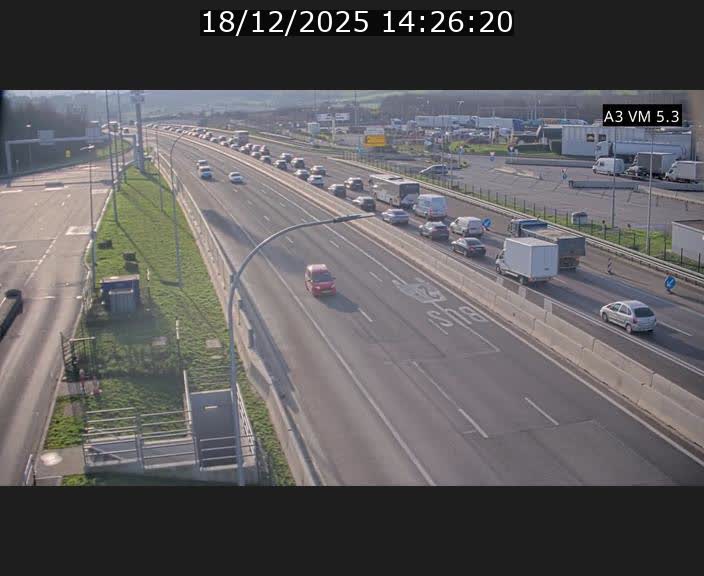 Traffic live webcam Luxembourg Aire de Berchem - A3 - BK 5 - direction France