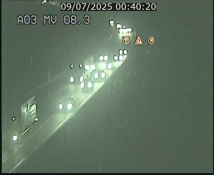 Webcam Autoroute après la Croix de Bettembourg en direction de Luxembourg sur l'A3