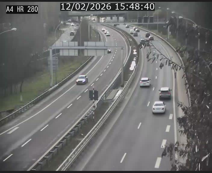 Webcam traffic A4 Luxembourg - BK 0.2 - P+R Bouillon (direction Luxembourg)