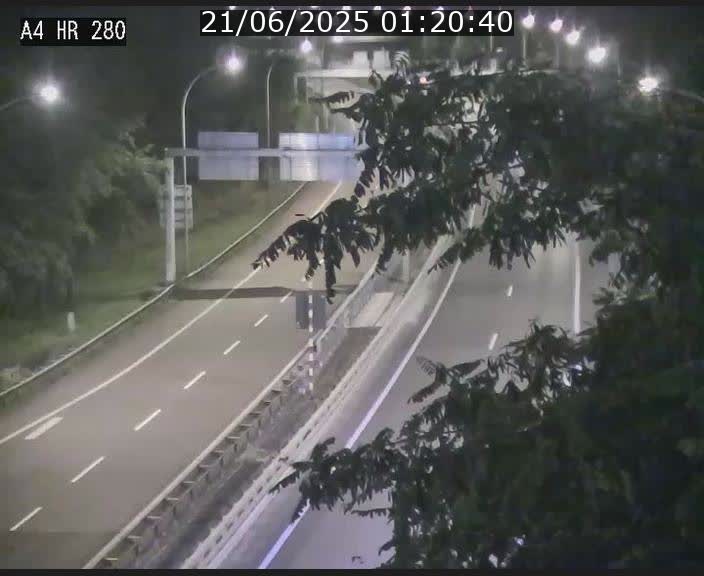 Webcam traffic A4 Luxembourg - BK 0.2 - P+R Bouillon (direction Luxembourg)