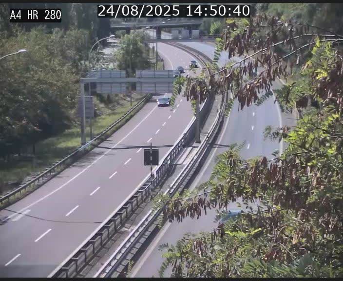 Webcam traffic A4 Luxembourg - BK 0.2 - P+R Bouillon (direction Luxembourg)