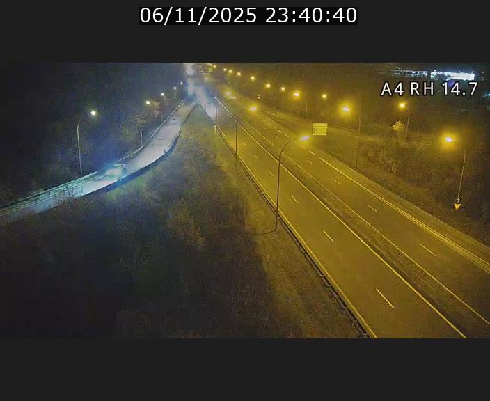 Traffic live webcam Luxembourg Jonction Lankelz - A4 - BK 14.7 - direction Luxembourg