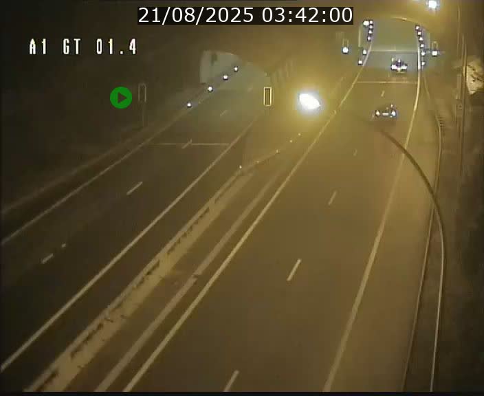 Traffic live webcam Luxembourg Hesperange - A1 direction Kirchberg - BK 1.4