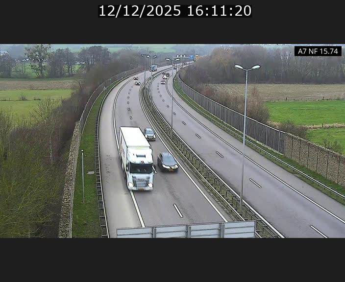 Caméra trafic Luxembourg - A7, Tunnel Mersch, entrée nord, direction Lorentzweiler