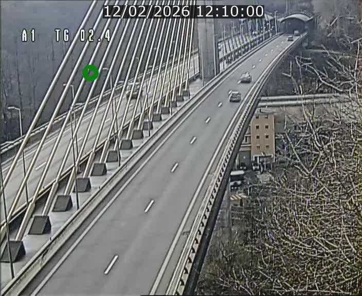 Traffic live webcam Luxembourg Sandweiler - A1 direction Luxembourg-ville - BK 2.4