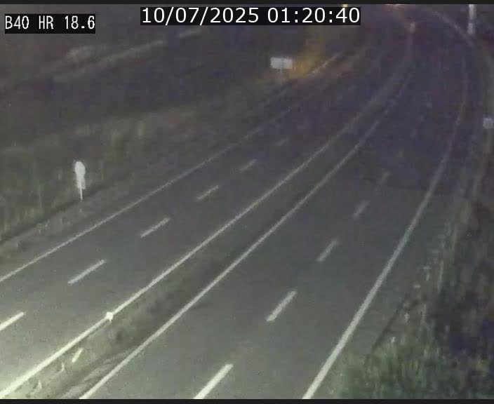 Webcam sur la route de liaison entre Micheville et Esch-Belval à la frontière entre le Luxembourg et la France. Vue orientée vers la Lorraine.
