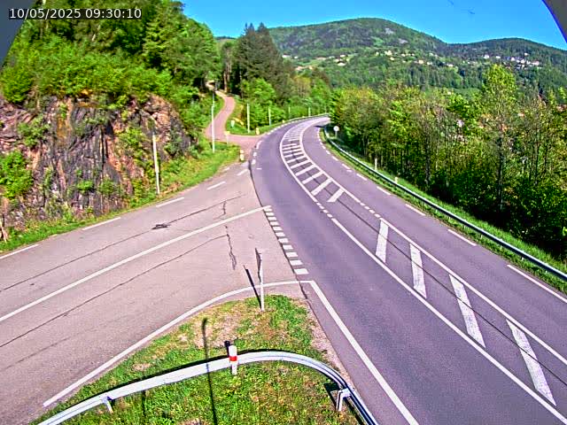 Caméra autoroute France - N66, col du Bussang direction Remiremont