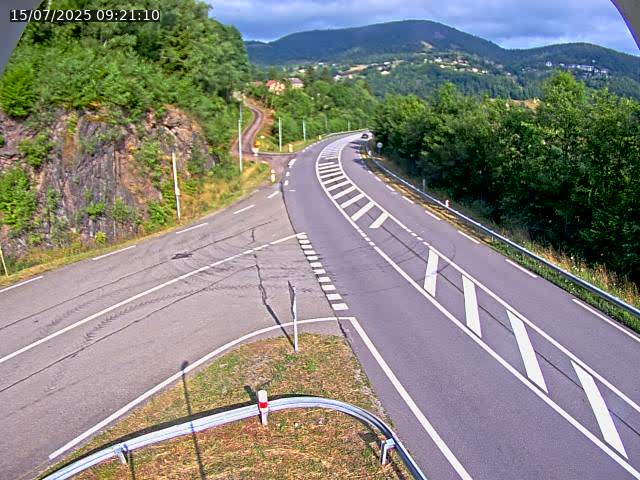 Caméra autoroute France - N66, col du Bussang direction Remiremont