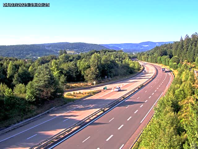 Caméra autoroute France - N57, Côte de la demoiselle direction Remiremont