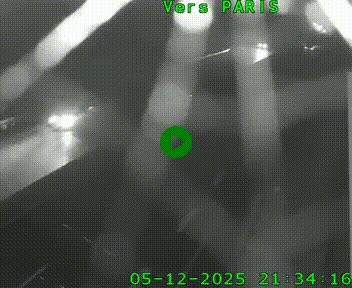 Caméra routière sur l'autoroute A20 à Saint-Hilaire-Bonneval, au sud de Limoges. Vue orientée vers Paris