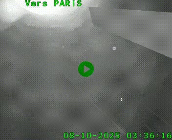 Caméra routière sur l'autoroute A20 à Saint-Pardoux-l'Ortigier, à la jonction avec l'A89. Vue orientée vers Paris
