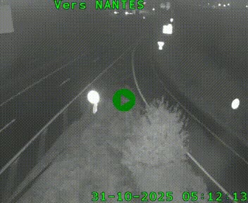 Webcam N147 au nord de Poitiers et à la jonction avec la A10