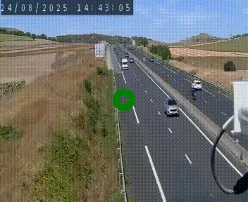 Caméra autoroute A75 à hauteur de Le Crest, en direction de Montpellier
