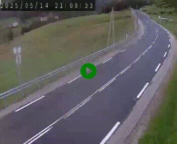 Webcam routière au niveau du col de la Chavade en Ardèche, sur la N102 à 1266 mètres d'altitude